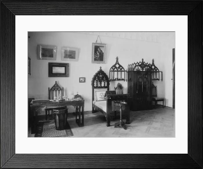 Framed Print : The study in the Maryino Manor house, Early 1920s. Artist: Anonymous Framed Print : The study in the Maryino Manor house, Early 1920s. Artist: Anonymous