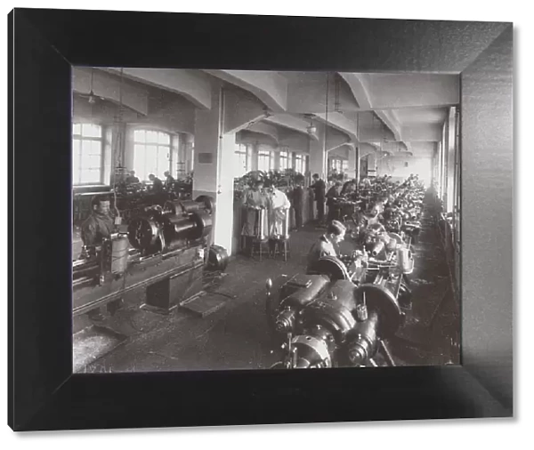 Lens Processing at the Factory of the Optical Mechanical Association in Petersburg, 1916