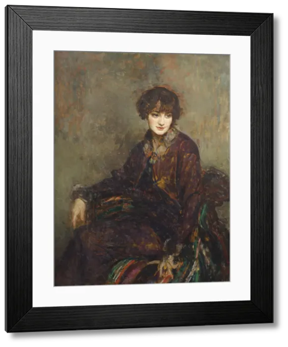 Framed Print : Portrait of Daisy Fellowes, nee Marguerite Decazes de Glücksbierg (1890-1962) Framed Print : Portrait of Daisy Fellowes, nee Marguerite Decazes de Glücksbierg (1890-1962)