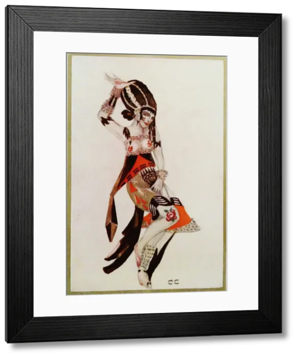 Framed Print : Costume design for the Ballet The Tragedy of Salome by Florent Schmitt Framed Print : Costume design for the Ballet The Tragedy of Salome by Florent Schmitt