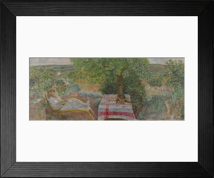 Framed Print : Rest Time in the Garden (Sieste au jardin), 1914 Framed Print : Rest Time in the Garden (Sieste au jardin), 1914