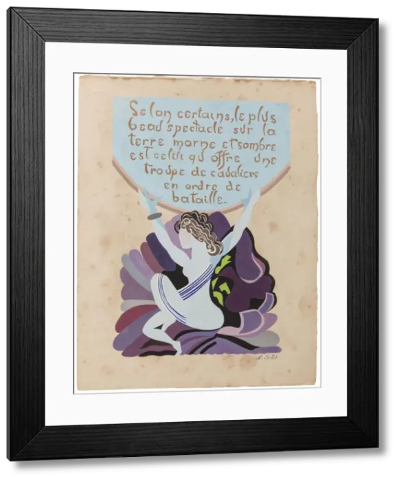 Framed Print : Sappho, Poesies, 1944 Framed Print : Sappho, Poesies, 1944