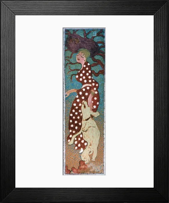 Framed Print : Woman in a White Spotted Dress, 1891. Artist: Pierre Bonnard Framed Print : Woman in a White Spotted Dress, 1891. Artist: Pierre Bonnard