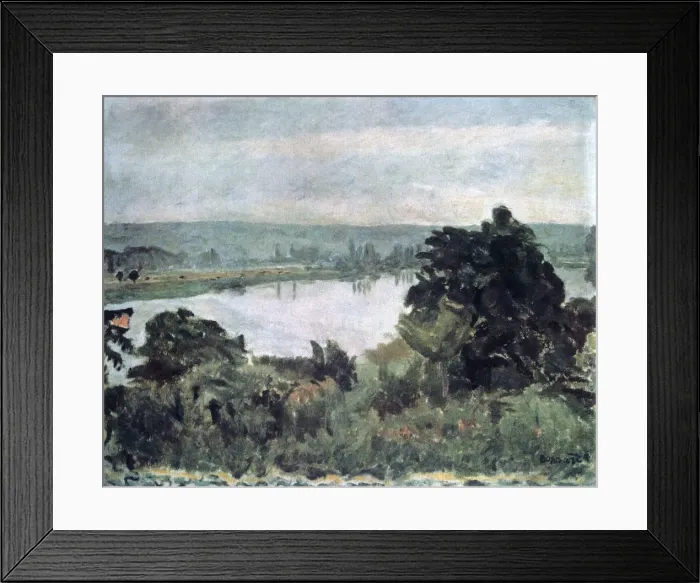 Framed Print : The Siene near Vernon, c1911. Artist: Pierre Bonnard Framed Print : The Siene near Vernon, c1911. Artist: Pierre Bonnard