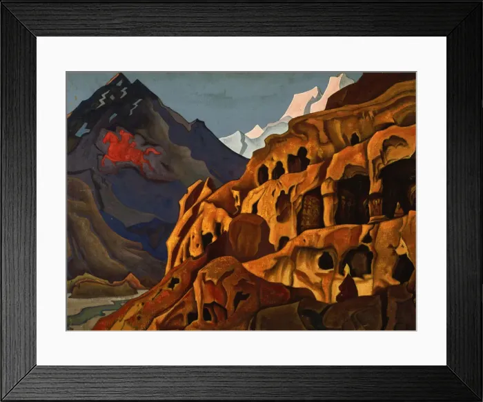Framed Print : Power of the Caves. From the Maitreya Series, 1925 Framed Print : Power of the Caves. From the Maitreya Series, 1925