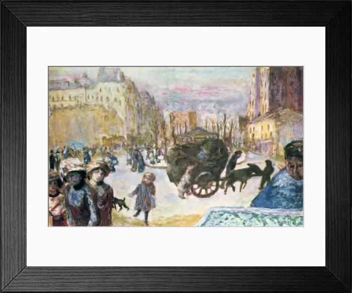Framed Print : Morning in Paris, 1911. Artist: Pierre Bonnard Framed Print : Morning in Paris, 1911. Artist: Pierre Bonnard