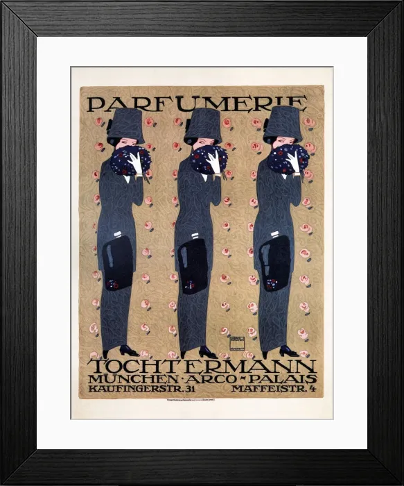 Framed Print : Parfumerie Tochtermann, 1910. Artist: Hohlwein, Ludwig (1874-1949)