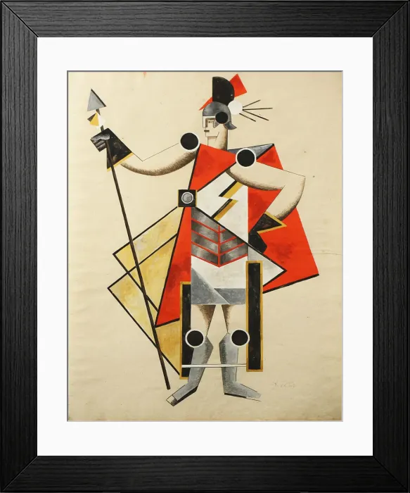 Framed Print : Costume design for the play The Invisible Lady, 1924. Artist: Exter, Alexandra Alexandrovna Framed Print : Costume design for the play The Invisible Lady, 1924. Artist: Exter, Alexandra Alexandrovna