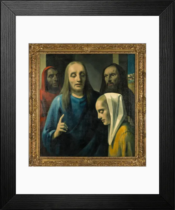 Framed Print : The Woman Taken in Adultery, ca 1937 Framed Print : The Woman Taken in Adultery, ca 1937