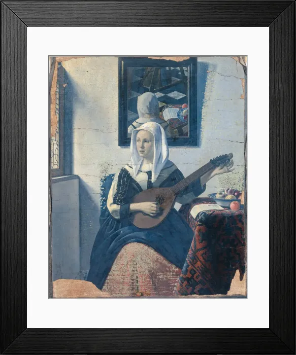 Framed Print : Cittern Player, 1940 Framed Print : Cittern Player, 1940