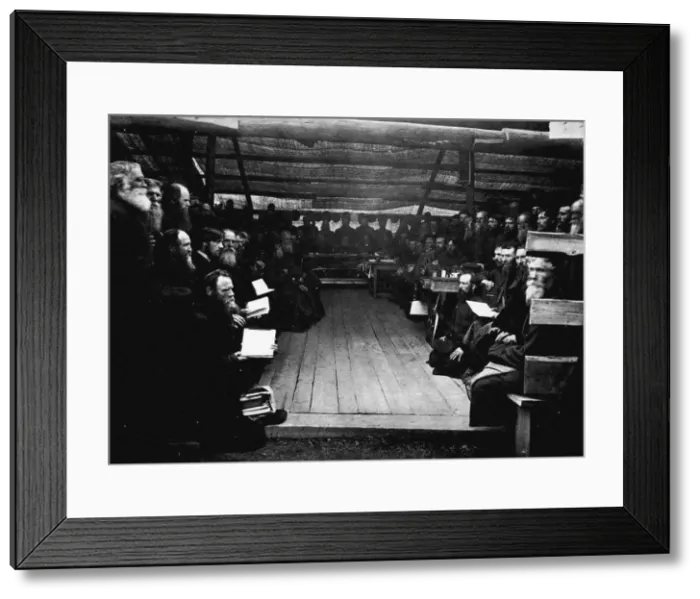 Framed Print : Meeting of Old Believers at Nizhny Novgorod Framed Print : Meeting of Old Believers at Nizhny Novgorod