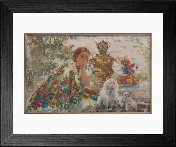 Framed Print : At the samovar Framed Print : At the samovar