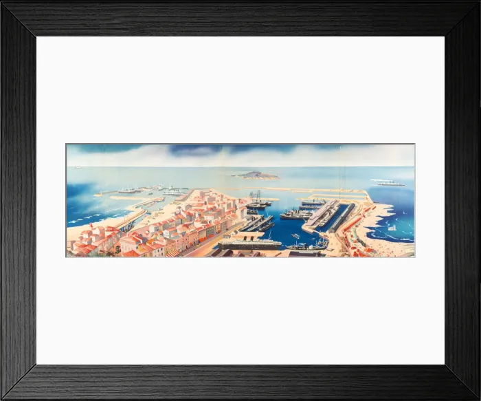 Framed Print : Panorama de la Cote, 1937-1938 Framed Print : Panorama de la Cote, 1937-1938