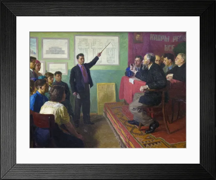 Framed Print : The College of Architecture Exam Framed Print : The College of Architecture Exam