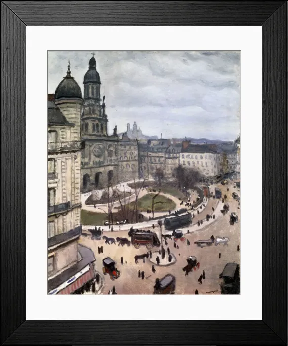 Framed Print : Place de la Trinite in Paris, 1911. Artist: Albert Marquet Framed Print : Place de la Trinite in Paris, 1911. Artist: Albert Marquet