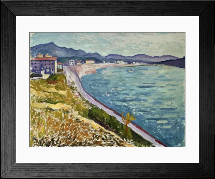 Framed Print : Saint Jean de Luz, 1907. Artist: Albert Marquet Framed Print : Saint Jean de Luz, 1907. Artist: Albert Marquet