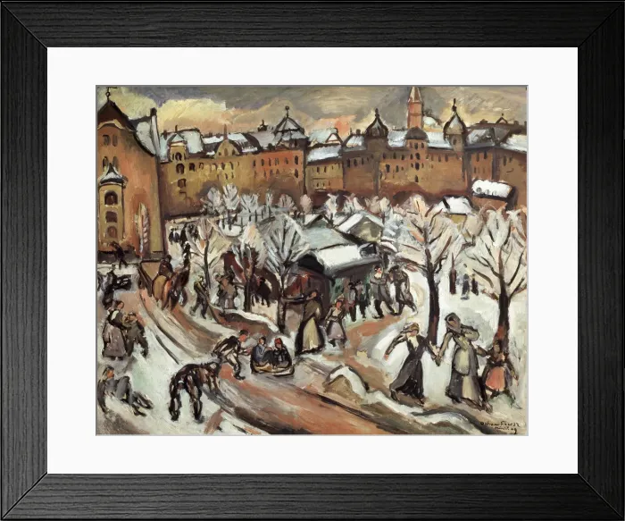 Framed Print : Snow in Munich, 1909. Artist: Othon Friesz Framed Print : Snow in Munich, 1909. Artist: Othon Friesz