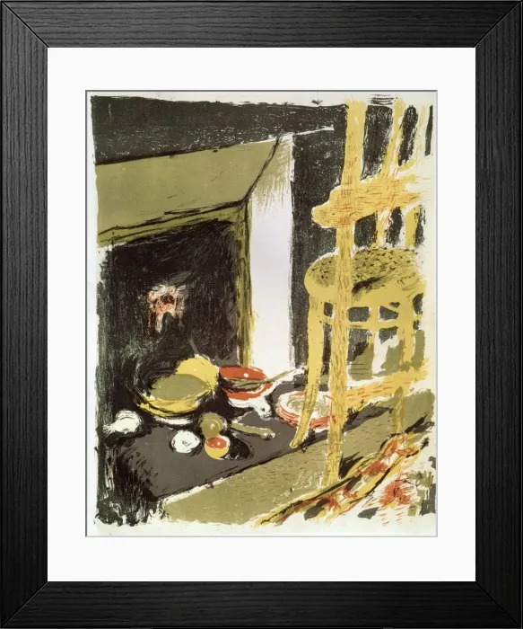 Framed Print : At the Hearth, 1899. Artist: Edouard Vuillard Framed Print : At the Hearth, 1899. Artist: Edouard Vuillard