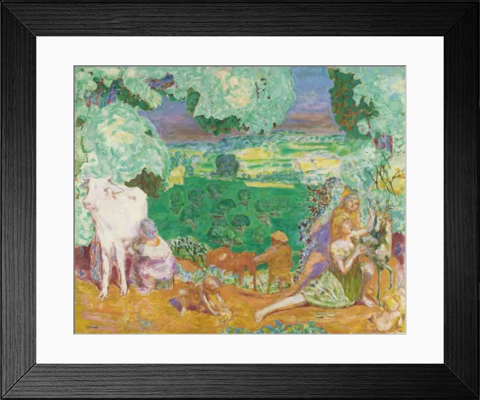 Framed Print : La Symphonie pastorale (Landscape), 1916-1920. Artist: Bonnard, Pierre (1867-1947) Framed Print : La Symphonie pastorale (Landscape), 1916-1920. Artist: Bonnard, Pierre (1867-1947)