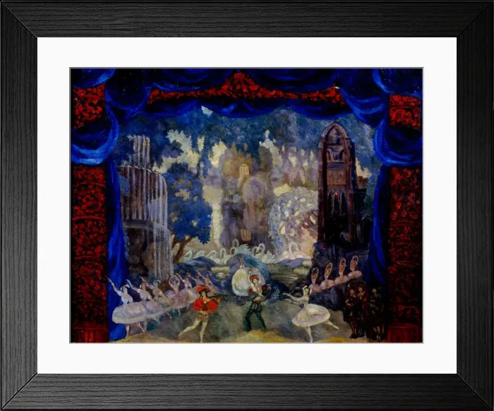 Framed Print : Ballet, 1910. Artist: Sudeykin, Sergei Yurievich (1882-1946) Framed Print : Ballet, 1910. Artist: Sudeykin, Sergei Yurievich (1882-1946)