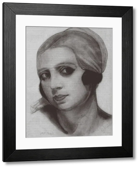 Framed Print : Vera de Bosset Stravinsky (1888-1982), 1921. Artist: Sudeykin, Sergei Yurievich Framed Print : Vera de Bosset Stravinsky (1888-1982), 1921. Artist: Sudeykin, Sergei Yurievich