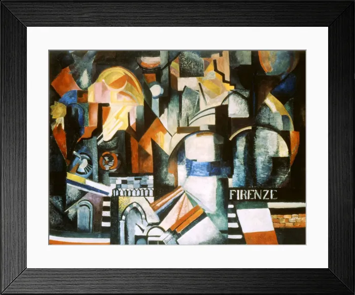 Framed Print : Florence, 1914. Artist: Alexandra Exter Framed Print : Florence, 1914. Artist: Alexandra Exter