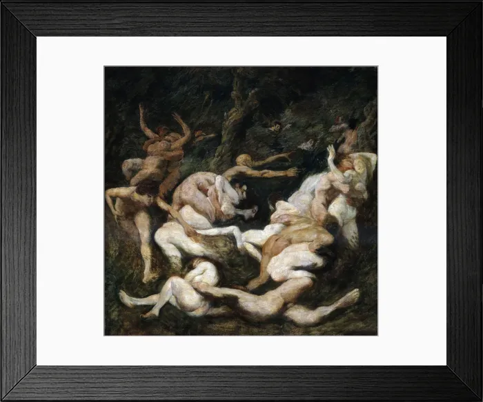 Framed Print : The Abduction of Women, 20th century. Artist: Ludwig von Hofmann Framed Print : The Abduction of Women, 20th century. Artist: Ludwig von Hofmann