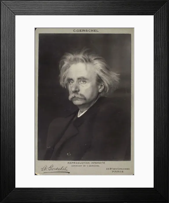 Framed Print : Edvard Grieg, Norwegian composer and pianist, late 19th or early 20th century. Artist Framed Print : Edvard Grieg, Norwegian composer and pianist, late 19th or early 20th century. Artist