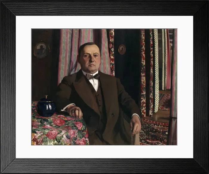 Framed Print : Portrait of Georges Hsen, 1913. Artist: Felix Vallotton Framed Print : Portrait of Georges Hsen, 1913. Artist: Felix Vallotton