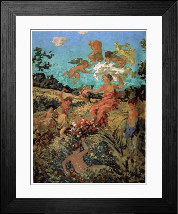 Framed Print : Country Celebration. Summer, c1911-c1913. Artist: Ker Xavier Roussel Framed Print : Country Celebration. Summer, c1911-c1913. Artist: Ker Xavier Roussel