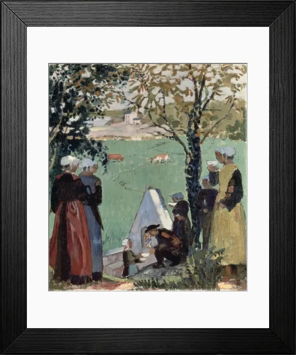 Framed Print : Sacred Spring at Guidel, 1905 Framed Print : Sacred Spring at Guidel, 1905