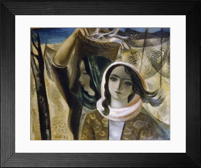 Framed Print : Fisherwomen, 1933. Artist: Aleksandr Shevchenko Framed Print : Fisherwomen, 1933. Artist: Aleksandr Shevchenko