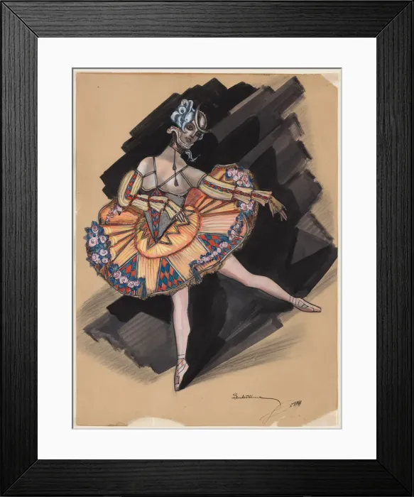 Framed Print : The Fairy Doll. Costume design for Anna Pavlova, 1924. Artist: Sudeykin, Sergei Yurievich Framed Print : The Fairy Doll. Costume design for Anna Pavlova, 1924. Artist: Sudeykin, Sergei Yurievich