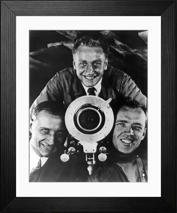 Framed Print : Eduard Tisse, Grigori Aleksandrov and Sergey Komarov, 1926 Framed Print : Eduard Tisse, Grigori Aleksandrov and Sergey Komarov, 1926