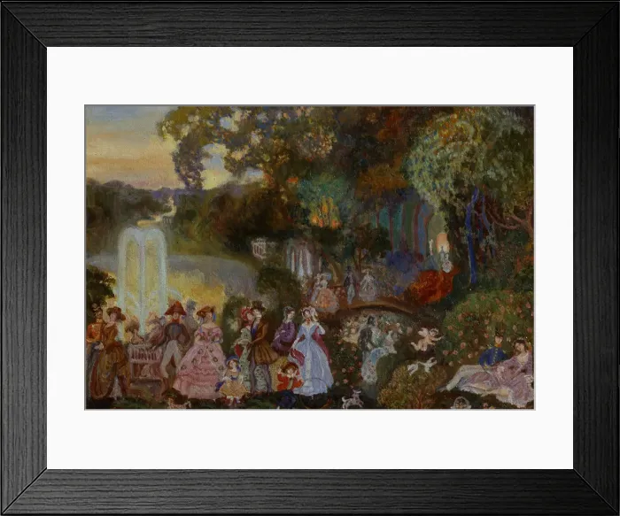 Framed Print : Public Merrymaking, 1906. Artist: Sudeykin, Sergei Yurievich (1882-1946)