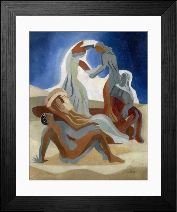 Framed Print : Dancers on a Beach. Artist: Exter, Alexandra Alexandrovna (1882-1949) Framed Print : Dancers on a Beach. Artist: Exter, Alexandra Alexandrovna (1882-1949)