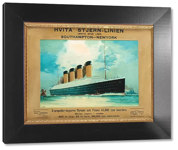 Titanic & Olympic, c. 1911. Artist: Mann, James Scrimgeour (1883-1946)