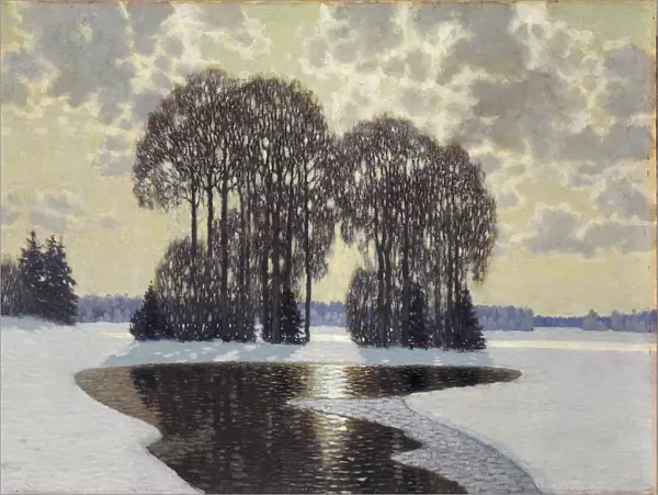Winter, c. 1910. Artist: Purvitis, Vilhelms (1872-1945)