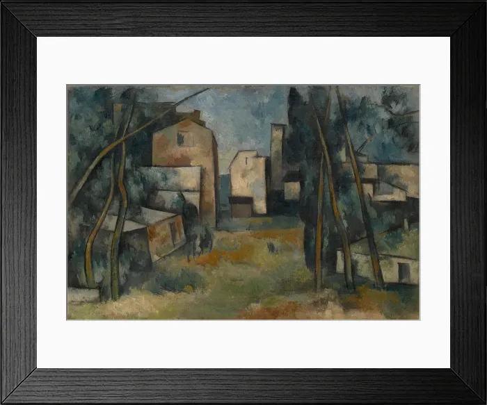 Framed Print : Outskirts of a Town, 1919. Artist: Shevchenko, Alexander Vasilyevich (1883-1948) Framed Print : Outskirts of a Town, 1919. Artist: Shevchenko, Alexander Vasilyevich (1883-1948)