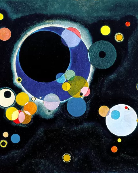 Several Circles, 1926. Artist: Kandinsky, Wassily Vasilyevich (1866-1944)