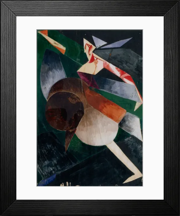 Framed Print : Abstraction. The Dancer. Artist: Exter, Alexandra Alexandrovna (1882-1949) Framed Print : Abstraction. The Dancer. Artist: Exter, Alexandra Alexandrovna (1882-1949)