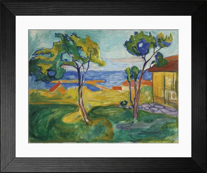 Framed Print : Hagen i Asgardstrand, 1904-1905. Artist: Munch, Edvard (1863-1944) Framed Print : Hagen i Asgardstrand, 1904-1905. Artist: Munch, Edvard (1863-1944)
