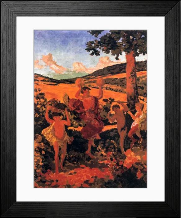 Framed Print : Rural Festival, 1911-1913. Artist: Ker Xavier Roussel Framed Print : Rural Festival, 1911-1913. Artist: Ker Xavier Roussel