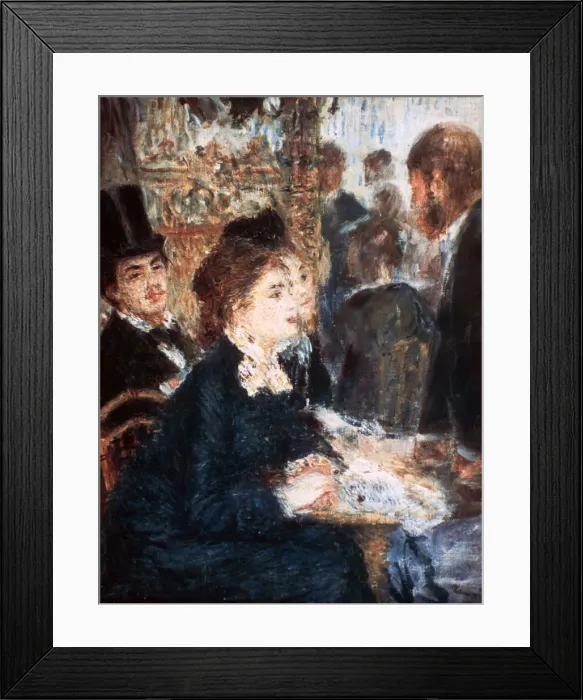 Framed Print : At the Cafe, c1877. Artist: Pierre-Auguste Renoir