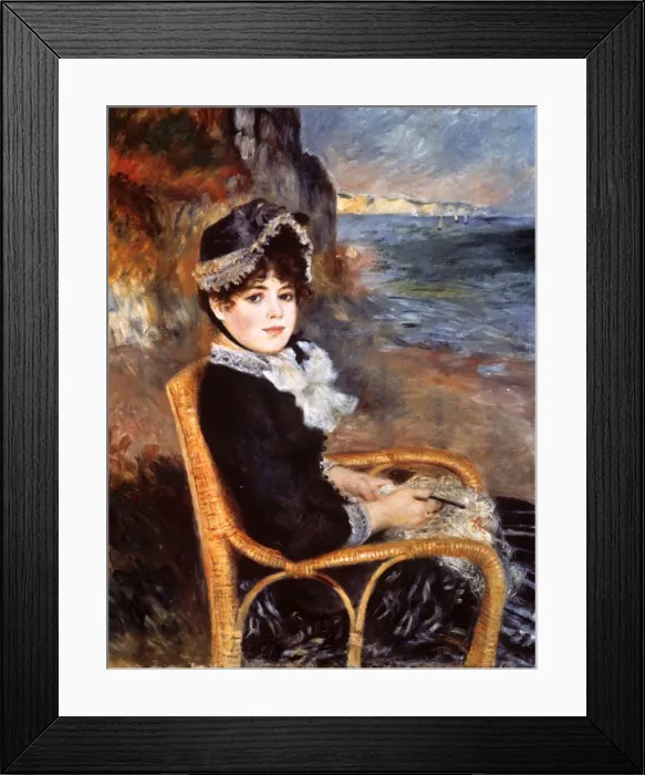 Framed Print : By the Seashore, 1883. Artist: Pierre-Auguste Renoir Framed Print : By the Seashore, 1883. Artist: Pierre-Auguste Renoir