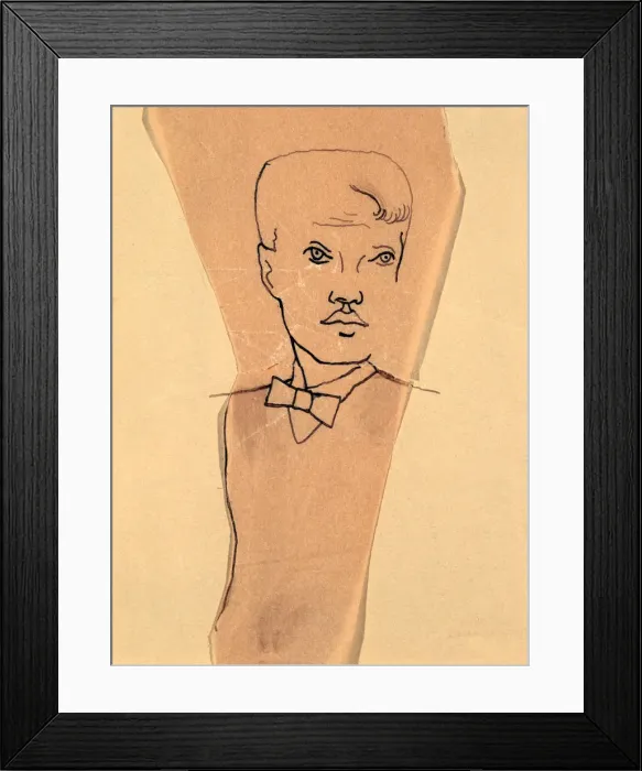 Framed Print : Portrait of Rene Crevel, 1900-1935. Artist: Christian Berard Framed Print : Portrait of Rene Crevel, 1900-1935. Artist: Christian Berard