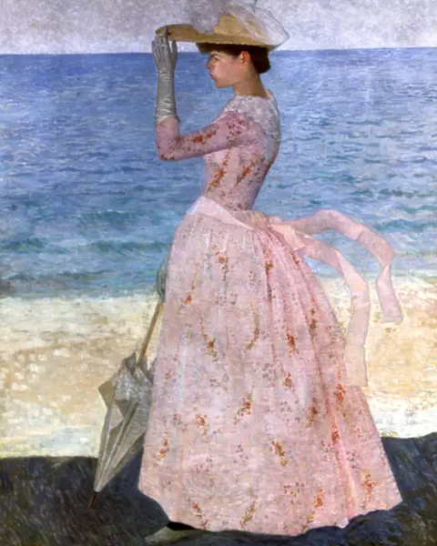 Woman with the Umbrella, 1900. Artist: Aristide Maillol