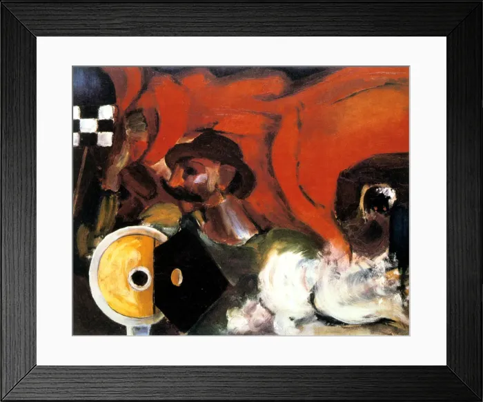 Framed Print : The Signal, 1915. Artist: Henri Victor Gabriel Le Fauconnier Framed Print : The Signal, 1915. Artist: Henri Victor Gabriel Le Fauconnier