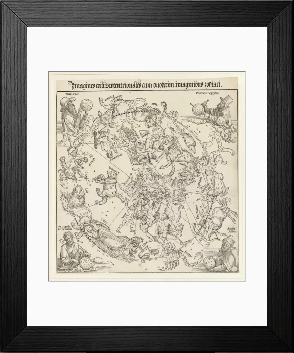 Framed Print : The Northern Celestial Hemisphere, 1515. Creator: Dürer, Albrecht (1471-1528) Framed Print : The Northern Celestial Hemisphere, 1515. Creator: Dürer, Albrecht (1471-1528)