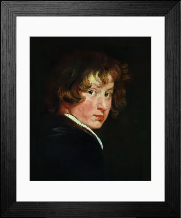 Framed Print : Self-Portrait, ca 1614. Creator: Dyck, Sir Anthony van (1599-1641) Framed Print : Self-Portrait, ca 1614. Creator: Dyck, Sir Anthony van (1599-1641)
